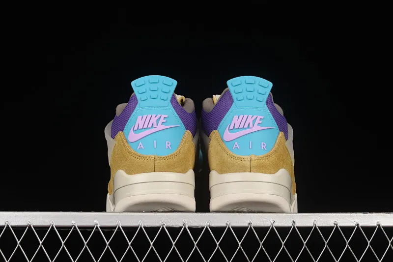 All categories Air Jordan Jordan series basketball shoes Air Jordan 4 foreign trade version Air Jordan 4 Retro SP AJ4 Joe 4 joint yellow and purple desert DJ5718-300